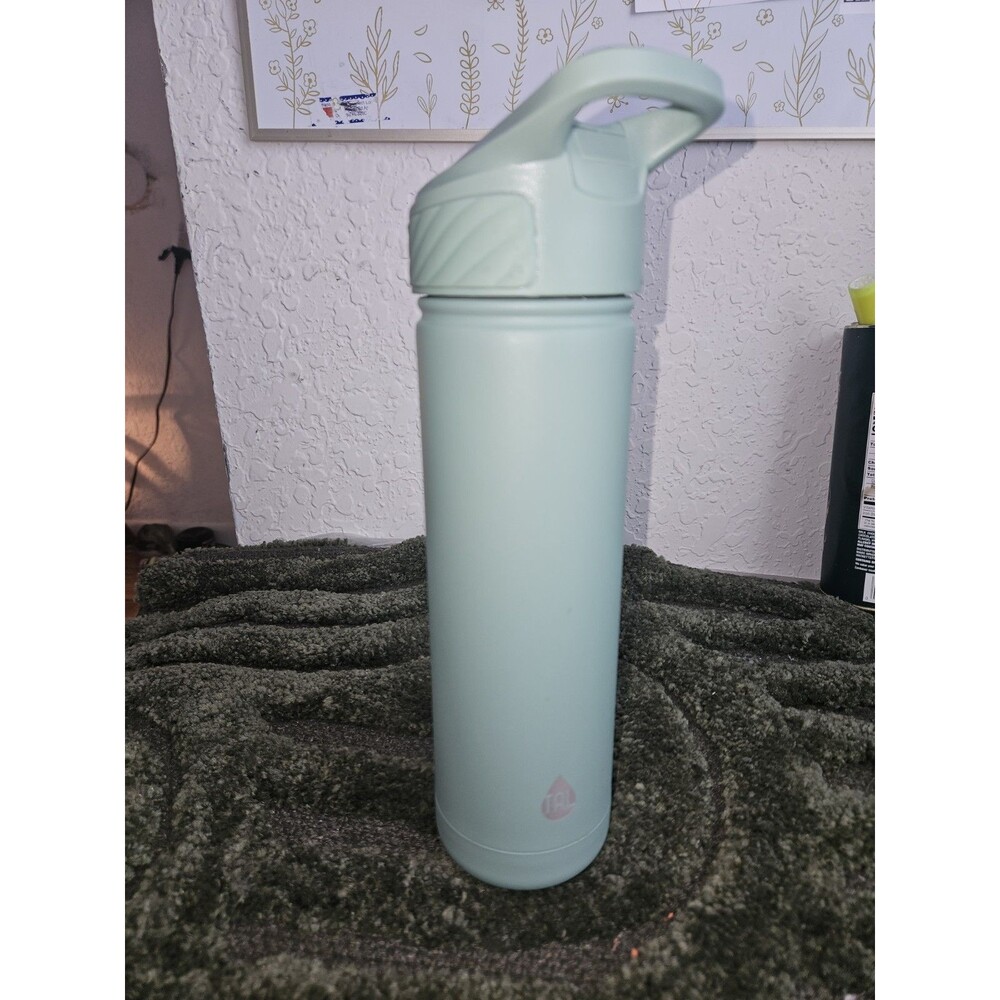 TAL 26 oz Ranger Water Bottle Mint Green Flip Straw Handle BPA Free